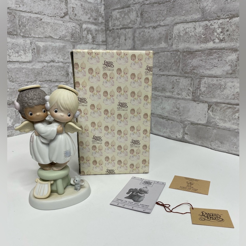 VintagePrecious Moments Angels We Have Heard On High Figurine Collectible Boxed